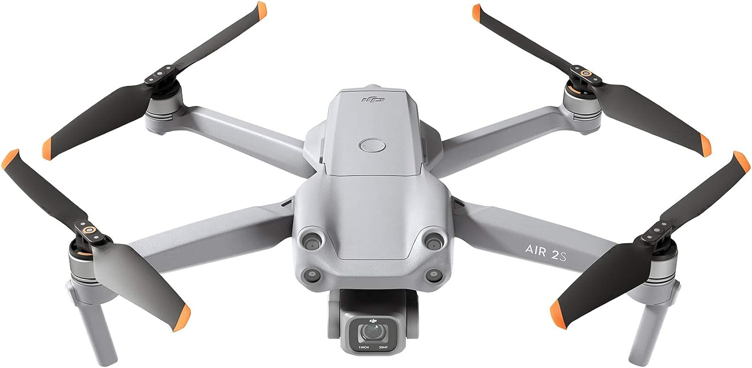 DJI Air 2S - Drone Quadcopter UAV with 3-Axis Gimbal Camera, 5.4K Video, 1-Inch CMOS Sensor, 4 Directions of Obstacle Sensing, 31-Min Flight Time, Max 7.5-Mile Video Transmission, MasterShots, Gray